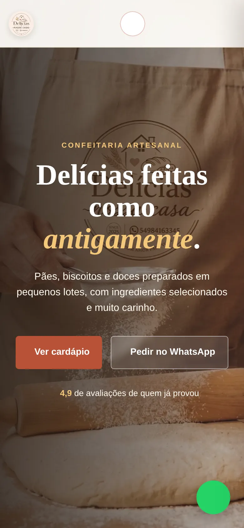 Delícias da Nossa Casa, tela 2